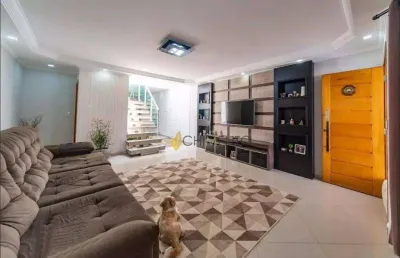 Casa com 4 dormitórios, 190 m² - venda por r$ 1.300.000,00 ou aluguel por r$ 11.000,00/mês - vila alpina - santo andré/sp