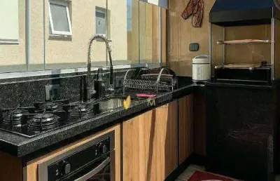 Cobertura à venda, 90 m² por r$ 680.000,00 - campestre - santo andré/sp