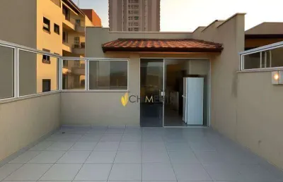 Cobertura com 2 dormitórios à venda, 89 m² por r$ 580.000 - campestre - santo andré/sp