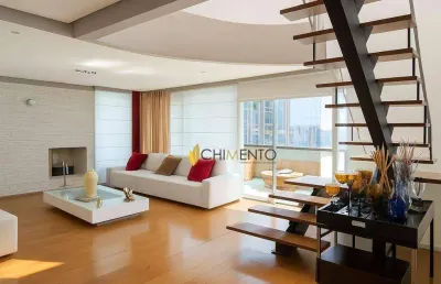Cobertura com 5 dormitórios, 414 m² - venda por r$ 3.450.000,00 ou aluguel por r$ 22.150,00/mês - jardim - santo andré/sp