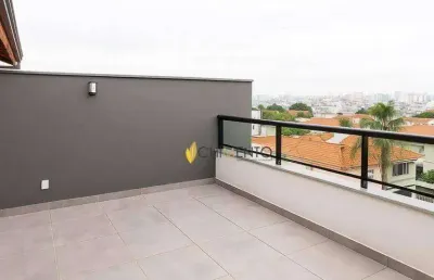 Cobertura com 2 dormitórios à venda, 89 m² por r$ 741.000 - vila curuçá - santo andré/sp
