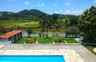 Chácara com 5 dormitórios à venda, 2500 m² por r$ 3.800.000 - condomínio estância guararema - guararema/sp