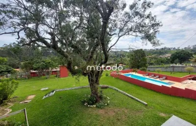 Chácara com 4 dormitórios à venda, 10000 m² por r$ 1.750.000 - parque agrinco - guararema - sp