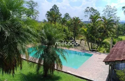 Chácara com 3 dormitórios à venda, 7000 m² por r$ 760.000 - parque agrinco - guararema - sp