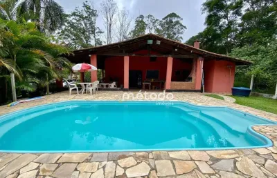 Sítio com 4 dormitórios à venda, 50095 m² por r$ 980.000,00 - lagoa nova - guararema/sp