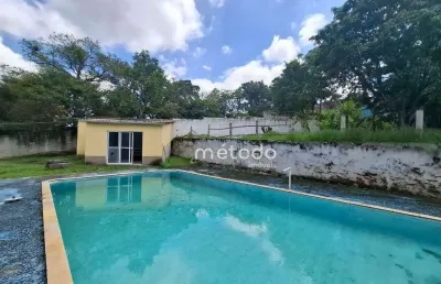 Chácara com 3 dormitórios para alugar, 2827 m² por r$ 4.000,00/mês - chácaras rurais de guararema - jacareí/sp