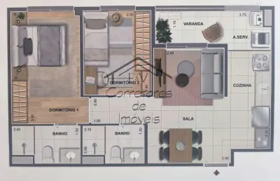 Apartamento com 2 quartos à venda na rua coronel pm francisco spargoli rocha, 1, centro, niterói, 55 m2 por r$ 460.000