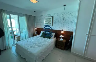 Apartamento 1/4 sala alto luxo 75m2 no costa espanã
