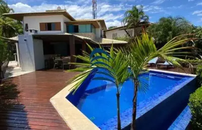 Mansão altíssimo padrão, localizada em um dos melhores condomínios da bahia, o porto resort.