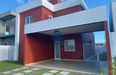 Casa em condomínio fechado com 3 quartos à venda na estrada da cascalheira, s/n, alphaville (abrantes), camaçari, 203 m2 por r$ 800.000