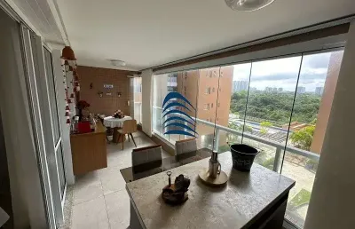 Platno greenville  3/4 sendo 1 suíte + dependência  110m²,  2 vagas