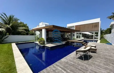 Casa em condomínio fechado com 5 quartos à venda na Rodovia Ba-099 - Estrada Do Côco Km 20, Interlagos, Camaçari