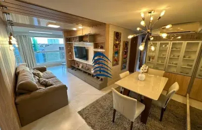 Belíssima cobertura duplex em lauro de freitas - fino acabamento - 3/4 sendo 2 suítes - 206m² - 2 vagas cobertas - energia solar - piscina privativa e área gourme