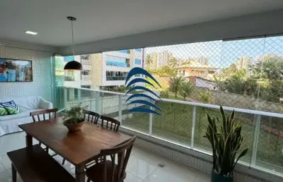 Apartamento no hemisphere 360° pituaçu -  4  quartos sendo 2 suíte com 140m2, varandão gourmet, dependência completa, andar baixo, cortina de vidro, móveis planejados em todos os ambientes, ventilado