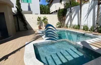 Casa maravilhosa 5/4 4 suítes, porteira fechada, totalmente decorada, no alphaville litoral norte 1