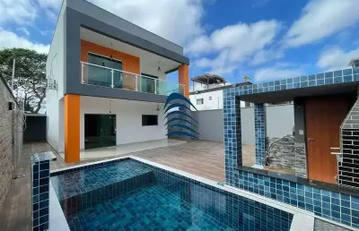 Casa lauro de freitas, rua edgar rios, 264, condominio bela vista, 3 quartos, sendo uma suite