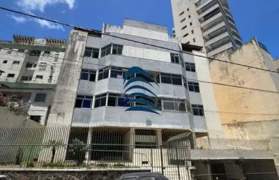 Cobertura no rio vermelho - vista mar - nascente, 3/4 com dependência, sendo duas suítes - 187m², área gourmet, piscina, 01 vaga de garagem coberta