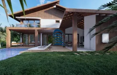 Excelente casa em praia do forte, condomínio ilha dos pássaros, com 5 suítes, 8 banheiros, 2 vagas de garagem. início da obra em abril.