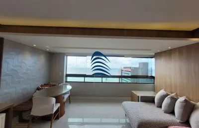 Serra do mar  porteira fechada   apartamento alto padrão, totalmente decorado - fino acabamento