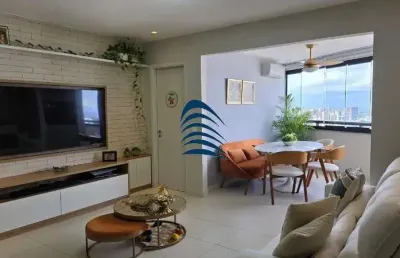 Boulevard side residencial-  mobiliado   andar altíssimo / 85m² / 2 suítes espaçosas