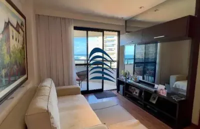 Apartamento à venda com vista mar ? 1/4 e sala ? 50m² ? porteira fechada!