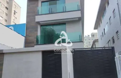 Casa com 2 dormitórios à venda, 100 m² por r$ 815.000,00 - campo grande - santos/sp