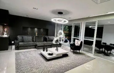 Apartamento com 1 dormitório à venda, 106 m² por r$ 2.200.000,00 - aparecida - santos/sp