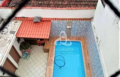 Casa com 4 dormitórios, 237 m² - venda por r$ 2.200.000,00 ou aluguel por r$ 20.550,01/mês - campo grande - santos/sp