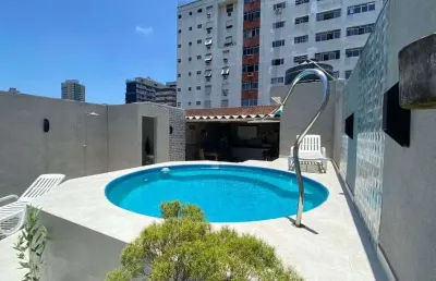 Casa com 3 dormitórios à venda, 200 m² por r$ 1.500.000,00 - boqueirão - santos/sp
