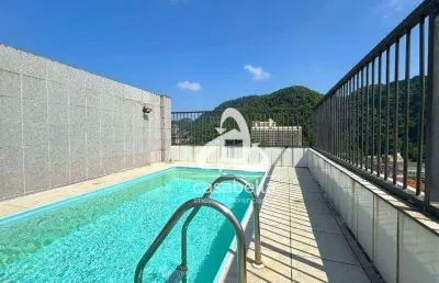 Cobertura com 3 dormitórios à venda, 285 m² por r$ 980.000,00 - vila belmiro - santos/sp