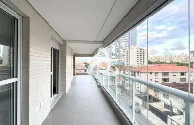Apartamento com 3 dormitórios à venda, 133 m² por r$ 1.850.000,00 - aparecida - santos/sp