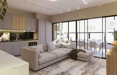 Apartamento com 2 dormitórios à venda, 69 m² por r$ 880.000,00 - josé menino - santos/sp