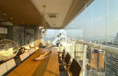 Apartamento com 2 dormitórios, 134 m² - venda por r$ 2.820.000,00 ou aluguel por r$ 21.000,00/mês - gonzaga - santos/sp
