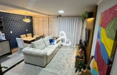 Casa com 3 dormitórios à venda, 125 m² por r$ 820.000,00 - marapé - santos/sp
