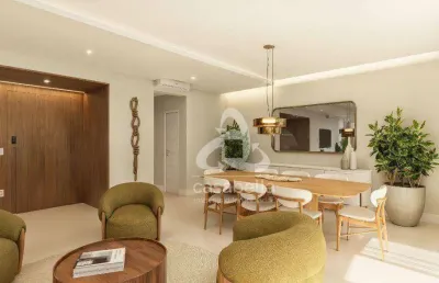 Apartamento com 3 dormitórios à venda, 220 m² por r$ 3.090.000,00 - vila rica - santos/sp