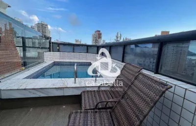 Cobertura com 4 dormitórios, 224 m² - venda por r$ 1.990.000,00 ou aluguel por r$ 12.690,00/mês - ponta da praia - santos/sp