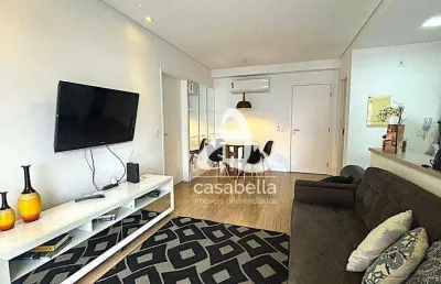 Apartamento com 1 dormitório à venda, 58 m² por r$ 797.000,00 - gonzaga - santos/sp