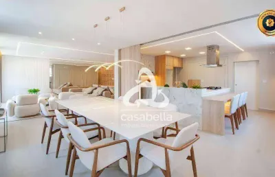 Apartamento com 4 dormitórios à venda, 303 m² por r$ 3.100.000,00 - boqueirão - santos/sp
