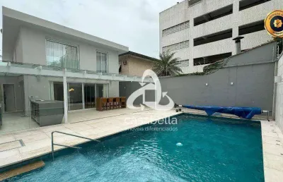 Casa com 3 dormitórios à venda, 294 m² por r$ 4.350.000,00 - ponta da praia - santos/sp