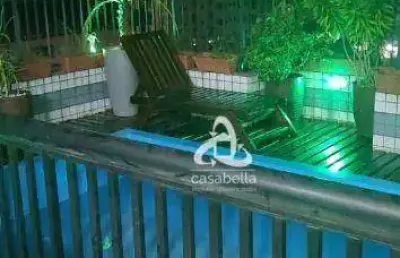 Cobertura com 3 dormitórios, 370 m² - venda por r$ 2.000.000,00 ou aluguel por r$ 12.600,00/mês - embaré - santos/sp