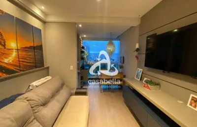 Apartamento com 2 dormitórios à venda, 80 m² por r$ 1.365.000,00 - ponta da praia - santos/sp