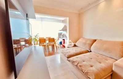 Apartamento com 3 dormitórios para alugar, 88 m² por r$ 9.002,00/mês - campo grande - santos/sp