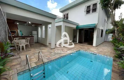 Casa com 3 dormitórios à venda, 225 m² por r$ 2.500.000,00 - embaré - santos/sp