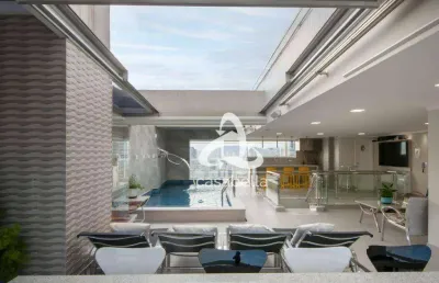 Cobertura com 3 dormitórios à venda, 446 m² por r$ 7.900.000,00 - embaré - santos/sp
