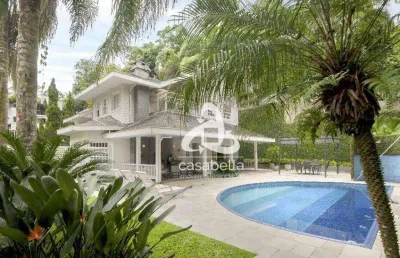 Casa com 3 dormitórios à venda, 469 m² por r$ 5.800.000,00 - morro santa terezinha - santos/sp