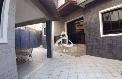 Casa com 4 dormitórios à venda, 250 m² por r$ 3.300.000,00 - gonzaga - santos/sp