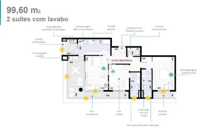 Apartamento com 2 dormitórios à venda, 99 m² por r$ 1.111.000,00 - ponta da praia - santos/sp