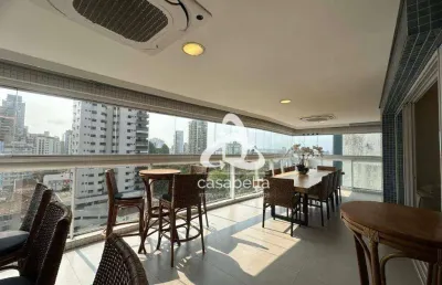 Apartamento com 4 dormitórios, 255 m² - venda por r$ 3.700.000,00 ou aluguel por r$ 20.000,00/mês - aparecida - santos/sp