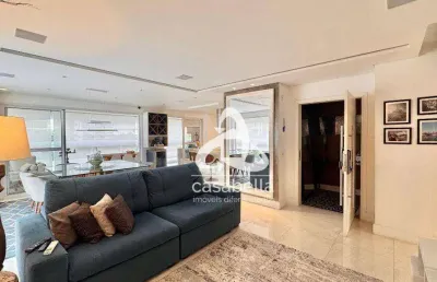 Apartamento com 4 dormitórios à venda, 271 m² por r$ 4.100.000,00 - gonzaga - santos/sp