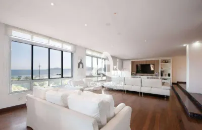 Apartamento com 4 dormitórios à venda, 355 m² por r$ 4.300.000,00 - boqueirão - santos/sp